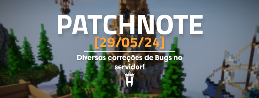 Patchnote #10 - Diversas correções de Bugs