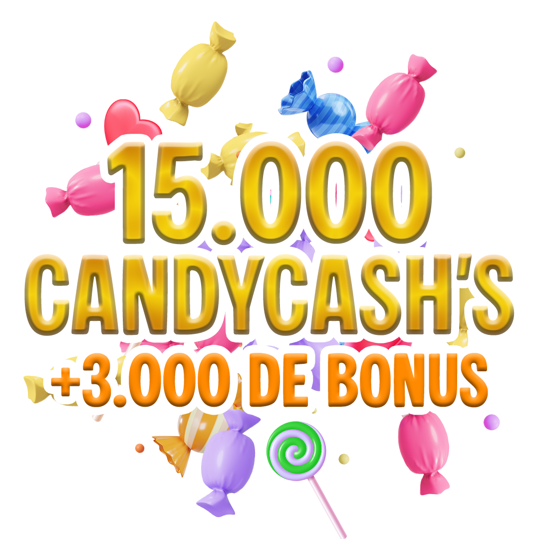 15.000 CandyCash (+3.000 de bônus)