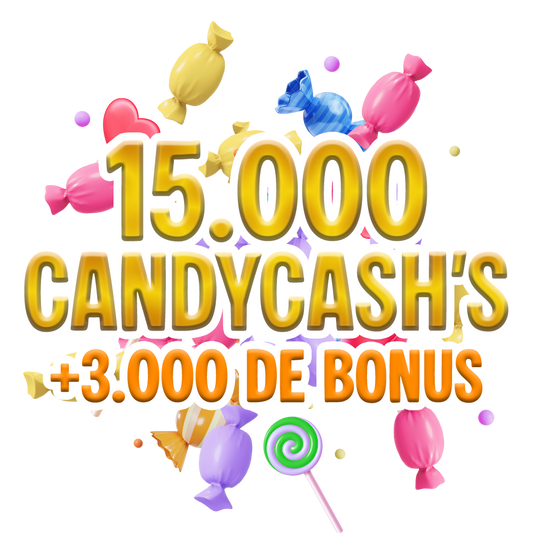 15.000 CandyCash (+3.000 de bônus)