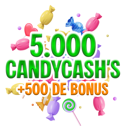 5.000 CandyCash (+500 de bônus)