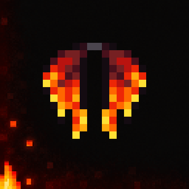 Elytra do Pacote Fogo