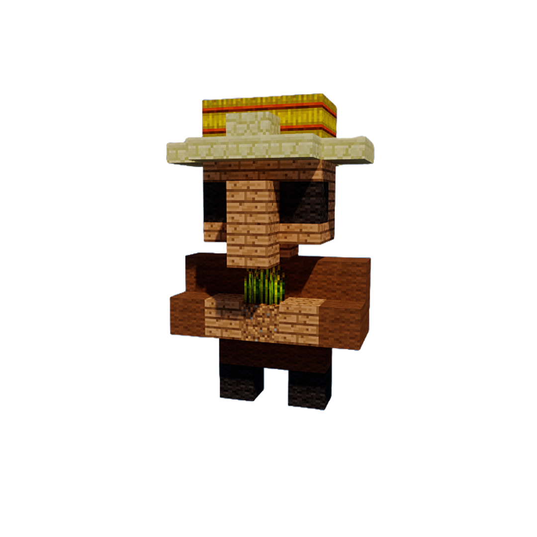 Totem Villager Fazendeiro