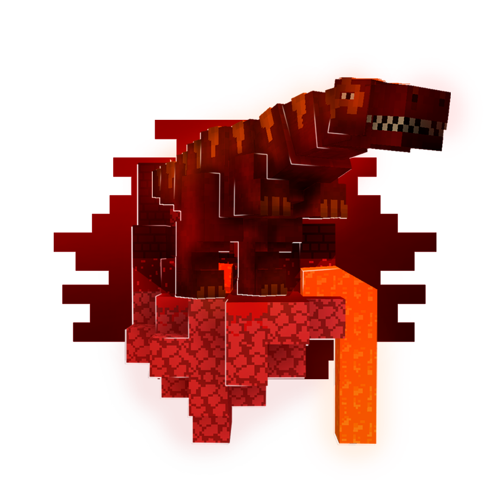 Pet T-Rex Vermelho